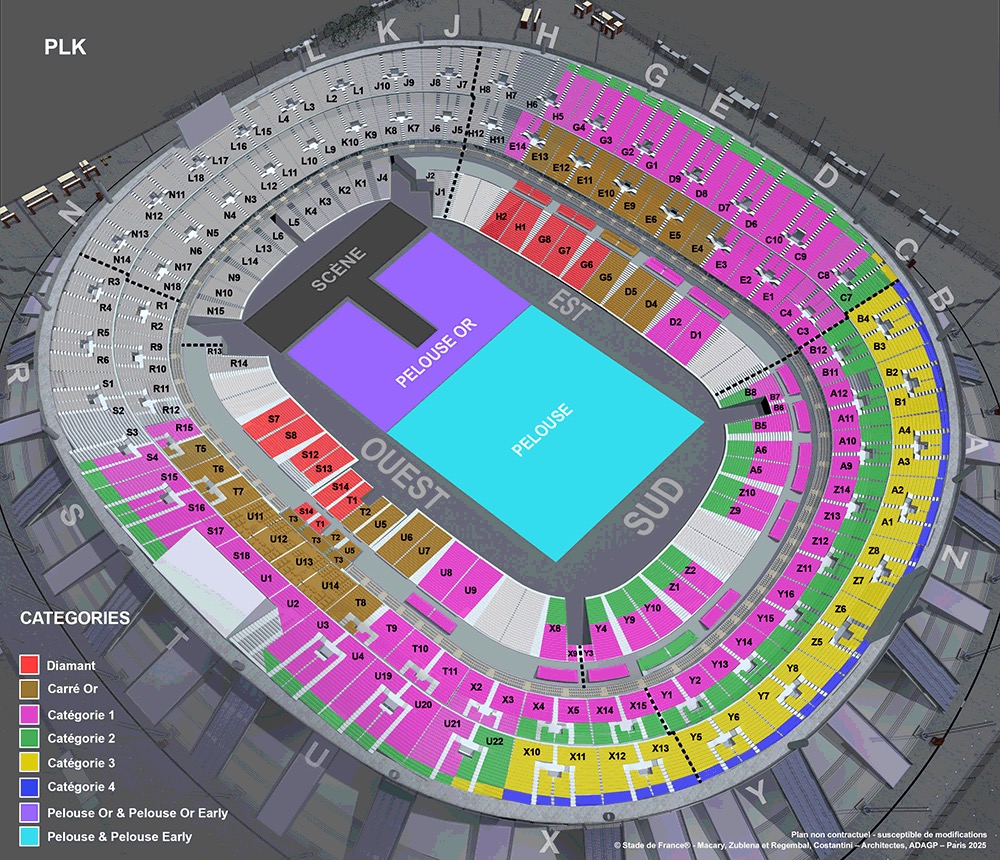 Plan — Stade de France