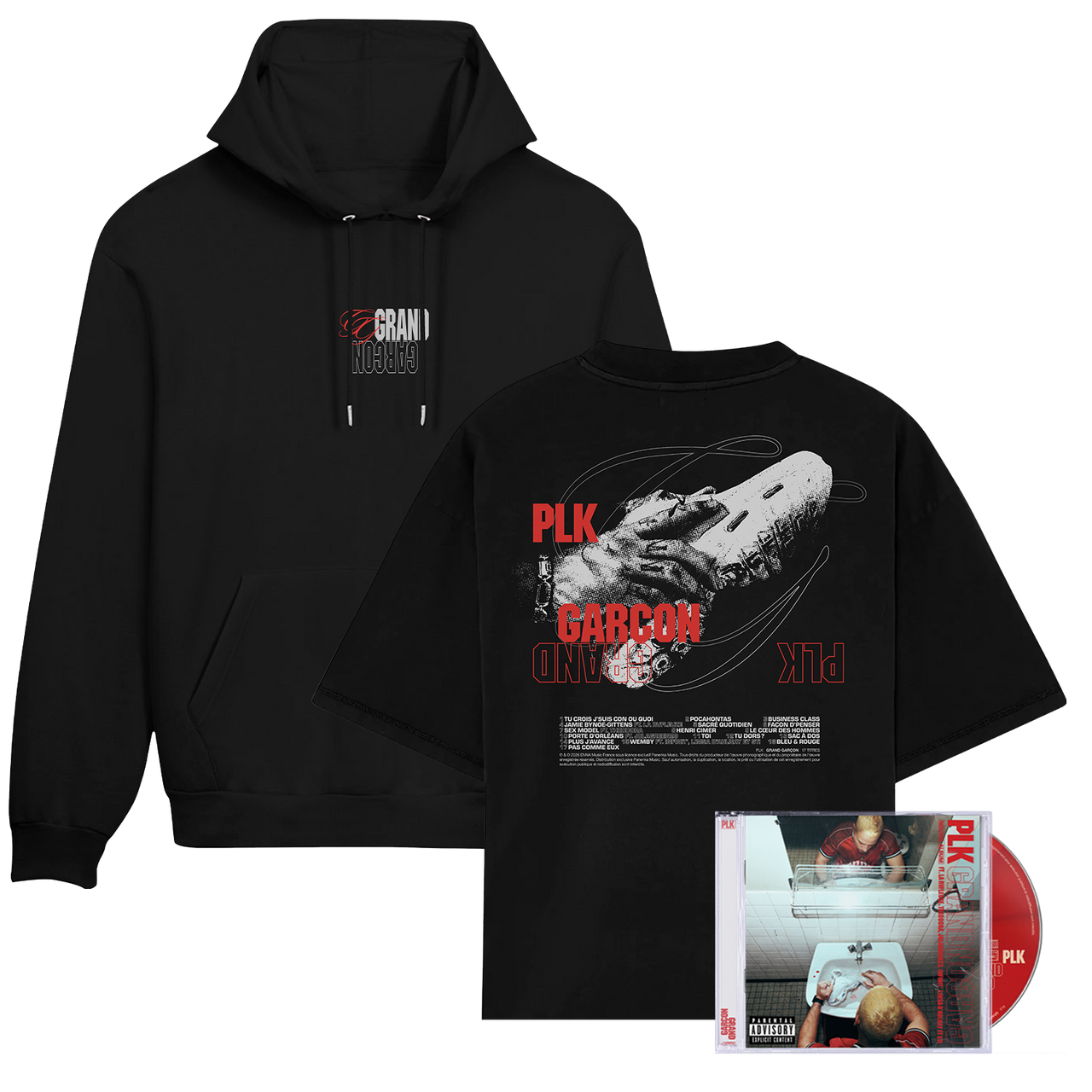 Mega Pack — CD + T-shirt + Hoodie