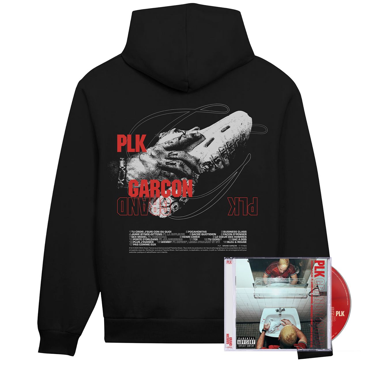 Pack CD + Hoodie Grand Garçon